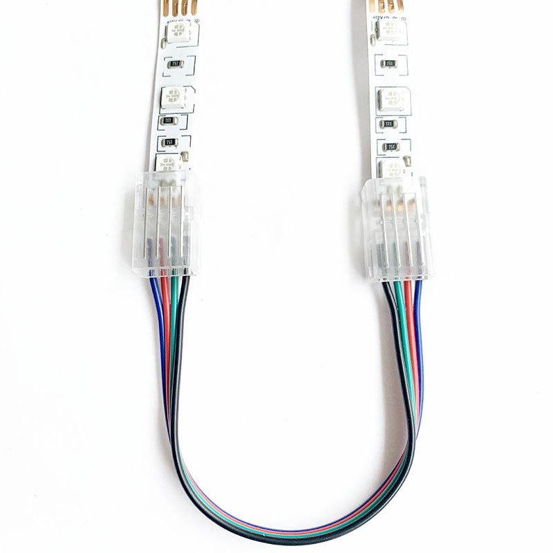 4 Pin LED Strip Light Extension Cable Connector - Strip to Strip - For SMD LED Strip